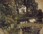 Levitan, Isaak Jungly Pond oil painting reproduction